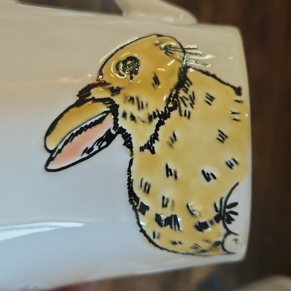 Adorable white mugs with bunnies in New excellent condition! - Picture 6 of 7